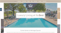 Desktop Screenshot of heritage-square-apts.com